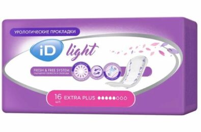 iD light extra plus прокладки урологические, 5 капель, 16 шт.