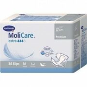 MoliCare Premium Extra soft Подгузники воздухопроницаемые, Medium M (2), 90-120см, 3 капли, 30 шт.