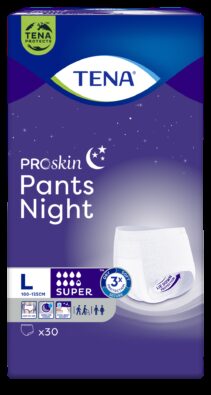 Подгузники-трусы для взрослых Tena Pants Night Super, Large L (3), 30 шт.