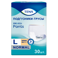 Подгузники-трусы для взрослых Tena Pants Normal, Large L (3), 100-135 см, 30 шт.