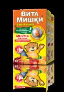 ВитаМишки Multi + йод + холин, 2400 мг, пастилки жевательные, ассорти, 60 шт.