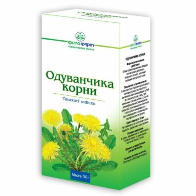 Одуванчика корни, сырье растительное измельченное, 50 г, 1 шт.