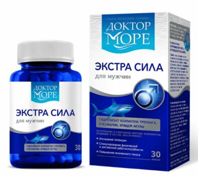 Доктор Море Экстра Сила, 0.5 г, капсулы, 30 шт.