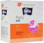 Bella Panty Soft прокладки ежедневные, прокладки гигиенические, 60 шт.