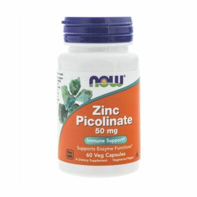 NOW Zinc Picolinate Пиколинат Цинка, 50 мг, капсулы, 60 шт.