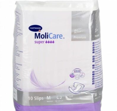 MoliCare Premium Super soft Подгузники воздухопроницаемые, Medium M (2), 90-120см, 10 шт.