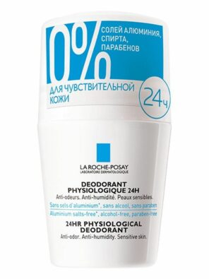 La Roche-Posay роликовый дезодорант 24 ч защиты, 50 мл, 1 шт.