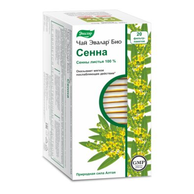 Чай Эвалар Био Сенна, фиточай, 1.5 г, 20 шт.