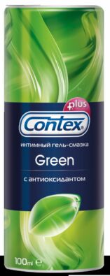 Гель-смазка Contex Green, гель, антибактериальное, 100 мл, 1 шт.