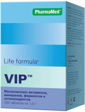 Life Formula VIP Мегакомплекс витаминов и минералов, 1 г, таблетки, 120 шт.