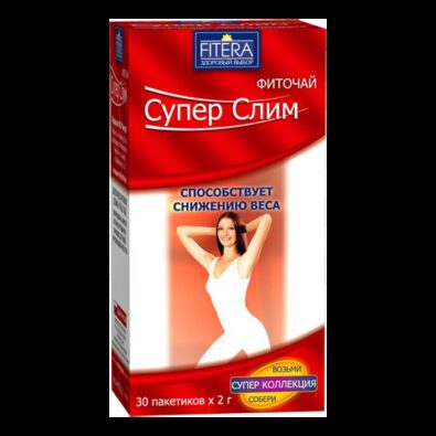 Супер Слим Фиточай, фиточай, без аромата, 2 г, 30 шт.