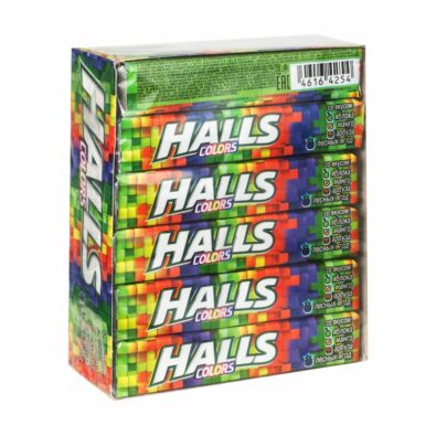 Halls Леденцы Colors, леденцы, 25 г, 12 шт.