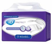 Пеленки впитывающие iD Protect, 40 смх60 см, 30 шт.