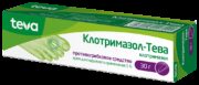 Клотримазол-Тева, 1%, крем для наружного применения, 30 г, 1 шт.