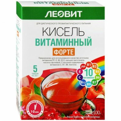 Кисель витаминный форте, 20 г, 5 шт.