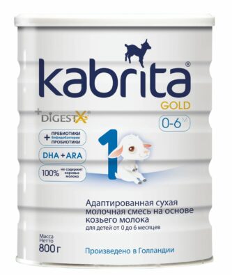 Kabrita 1 Gold, смесь сухая на козьем молоке, 800 г, 1 шт.