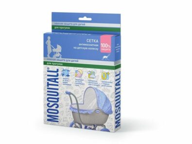 Mosquitall сетка антимоскитная на коляску, 1 шт.