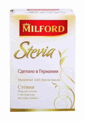 Milford Стевия Подсластитель	, таблетки, 100 шт.