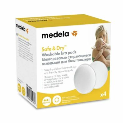 Medela прокладки грудные многоразовые, 4 шт.