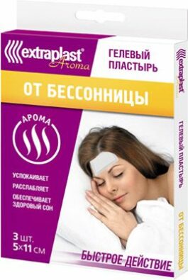 Extraplast Пластырь от бессоницы, пластырь, 3 шт.