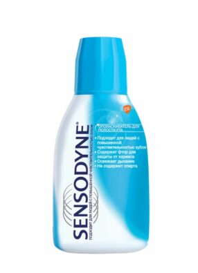 Sensodyne ополаскиватель для полости рта, для чувствительных зубов, 300 мл, 1 шт.