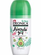 Deonica for teens дезодорант-ролик Avocado Girl, для детей с 8 лет, 50 мл, 1 шт.