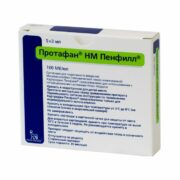 Протафан HM Пенфилл, 100 МЕ/мл, суспензия для подкожного введения, 3 мл, 5 шт.