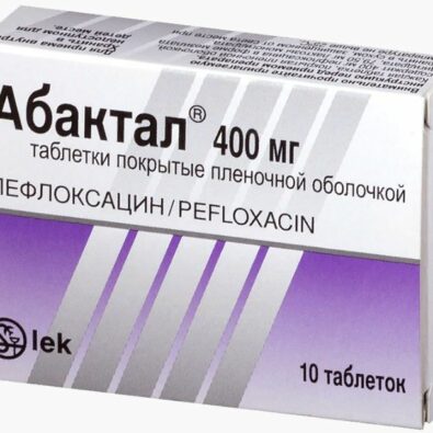 Абактал, 400 мг, таблетки, покрытые пленочной оболочкой, 10 шт.