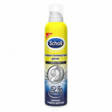 Scholl Fresh Step дезодорант антиперспирант для ног, спрей, 150 мл, 1 шт.