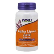 Now Alpha Lipoic Acid Альфа-липоевая кислота, 250 мг, капсулы, 60 шт.