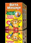 ВитаМишки Multi + йод + холин, 2400 мг, пастилки жевательные, ассорти, 30 шт.