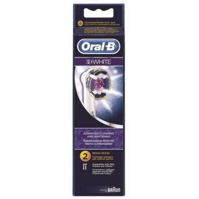 Oral-B 3D White Насадка для электрической зубной щетки, EB18, 2 шт.