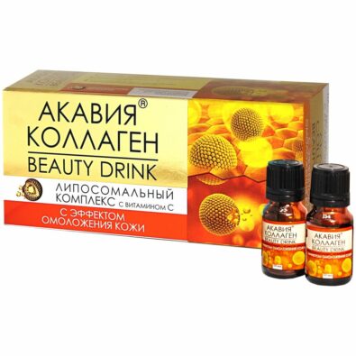 Акавия Коллаген beauty drink, напиток, с ароматом ананаса, 10 мл, 15 шт.