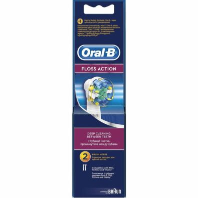 Oral-B Floss Action Насадка для электрической зубной щетки, EB25, 2 шт.