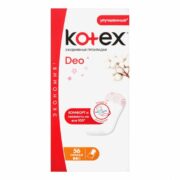 Kotex Normal Deo прокладки ежедневные, прокладки гигиенические, 56 шт.