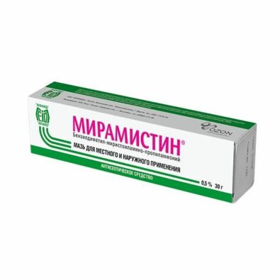 Мирамистин, 0.5%, мазь для местного и наружного применения, 30 г, 1 шт.