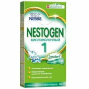 Nestogen 1 Кисломолочный, для детей с рождения, смесь кисломолочная сухая, 350 г, 1 шт.