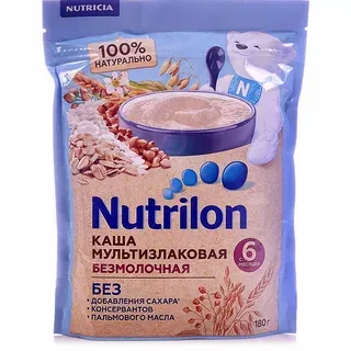 Nutrilon Безмолочная мультизлаковая каша, 180 г, 1 шт.