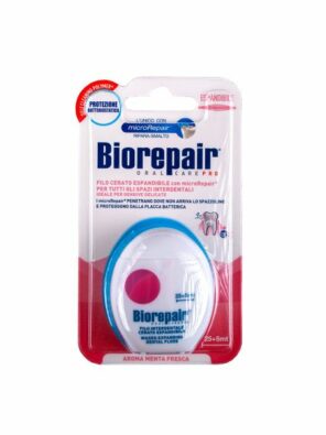 Biorepair Зубная нить вощеная расширяющаяся, 30 м, нити зубные, 1 шт.