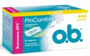 o.b. ProComfort normal тампоны женские гигиенические, нормал, 32 шт.