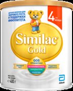 Similac Gold 4, для детей с 18 месяцев, напиток молочный сухой, 400 г, 1 шт.