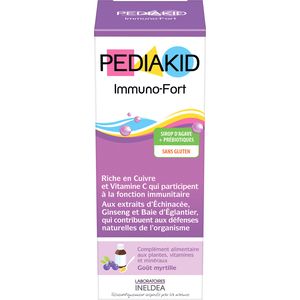 Pediakid Immuno-Fort, сироп, с ароматом малины и черники, 250 мл, 1 шт.