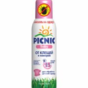 Picnic Baby аэрозоль от клещей и комаров для детей от 1 года, аэрозоль, 125 мл, 1 шт.