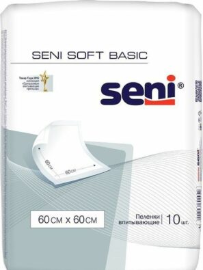 Пеленки впитывающие Seni soft, 60х60, 10 шт.