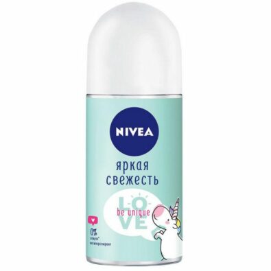 Nivea Антиперспирант шариковый Яркая свежесть, 50 мл, 1 шт.