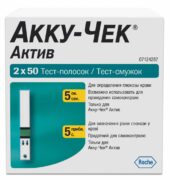 Accu-Chek Active Тест-полоски, тест-полоска, 100 шт.