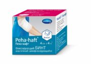 Peha-haft Бинт самофиксирующийся, 4смх4м, белого цвета, 1 шт.