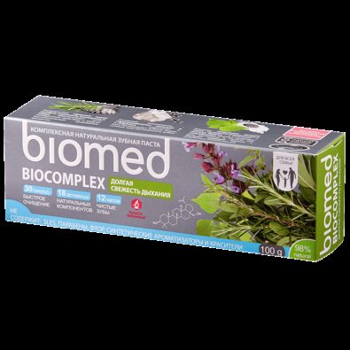 Biomed Biocomplex паста зубная, паста зубная, 100 г, 1 шт.