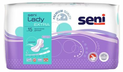 Seni Lady Extra прокладки урологические, 15 х 28 см, 4 капли, 15 шт.