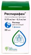 Респирафен, 0.25 мг+0.5 мг, раствор для ингаляций, 20 мл, 1 шт.